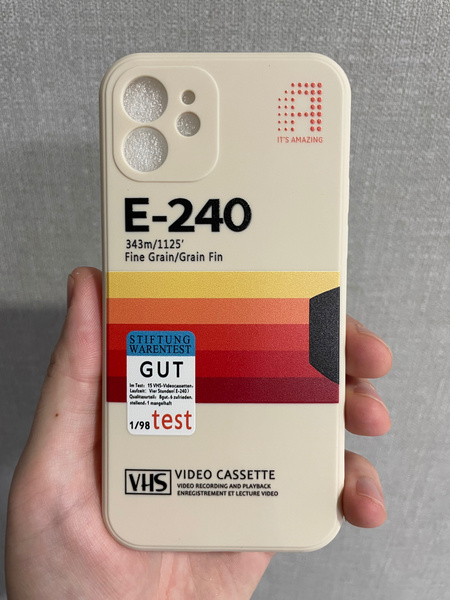 Чехол Айфон 11 Силиконовый Бампер iphone 11 Ретро Видеокассета VHS ...