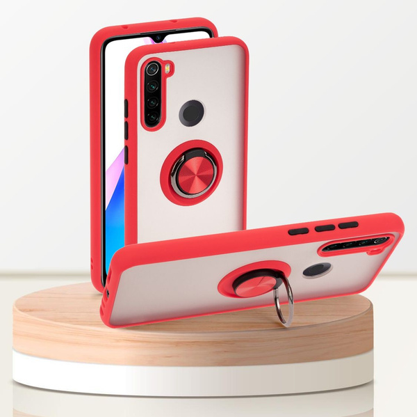 Чехол для Xiaomi Redmi Note 8T ( Редми Нот 8Т ), с кольцом, магнитный ...