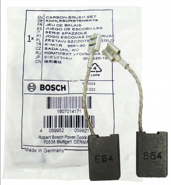 Щетки для болгарки УШМ Bosch E64 GWS20-230 / 20-180 / 23-180, GNF65A ...