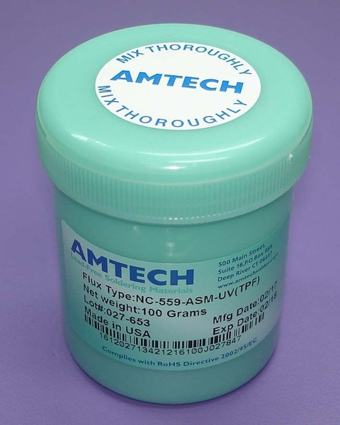 Флюс Amtech NC-559-ASM-UV(TPF) 100g. - купить с доставкой по выгодным ...
