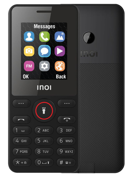 Мобильный телефон INOI 109, черный - купить по выгодной цене в интернет ...