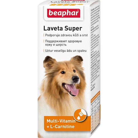 Кормовая добавка Beaphar Laveta Super для собак для шерсти, 50 мл ...