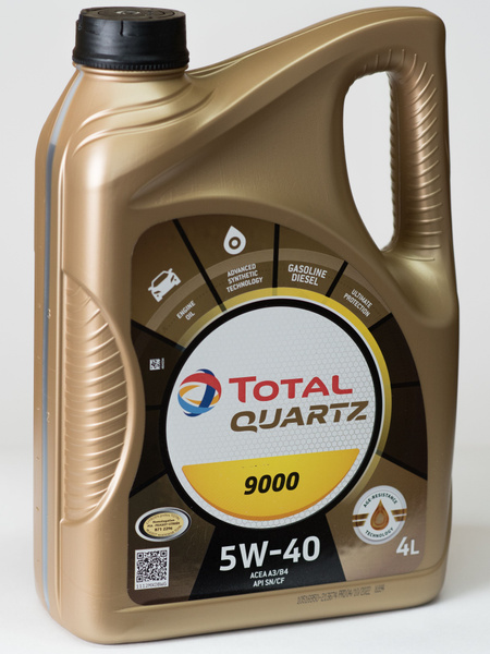 Масло моторное Total QUARTZ 9000 5W-40 Синтетическое - купить в ...