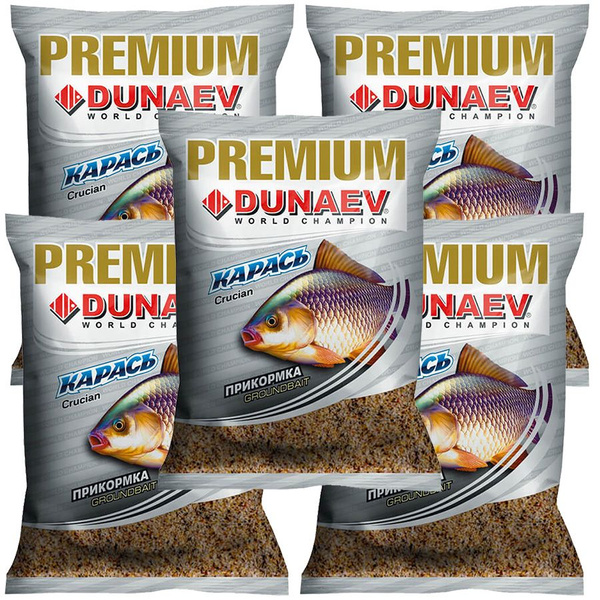 Прикормка Dunaev PREMIUM Карась (5 упаковок/ 5 кг) - купить с доставкой ...