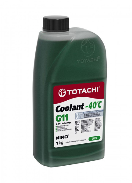 Антифриз TOTACHI NIRO Coolant_зеленый, Готовый раствор купить по ...