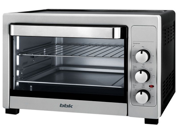 Мини-печь BBK OE3884MC (S), серебристый, 38 л купить по низкой цене с ...