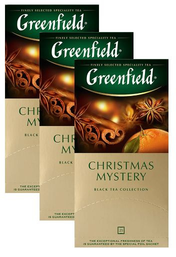 Чай черный Greenfield Christmas mystery, Гринфилд Кристмас Мистери, 3 ...