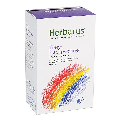 Herbarus Чай из трав "Тонус-настроение", листовой 50 грамм - купить с ...