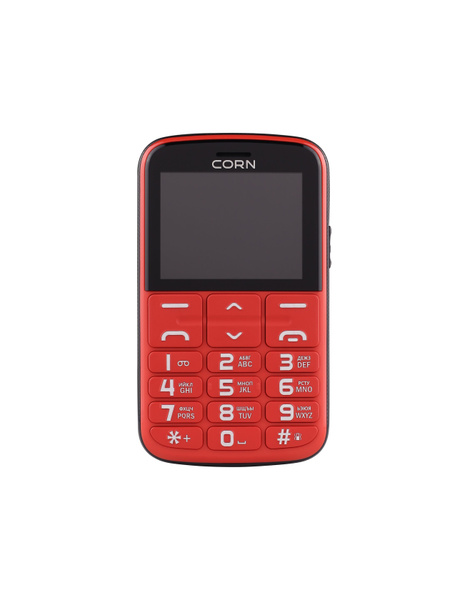 Мобильный кнопочный телефон Corn E241 Red / Сотовый телефон / 2 Sim / С ...
