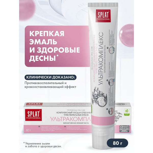 Зубная паста серии Professional SPLAT (СПЛАТ) Ultracomplex ...