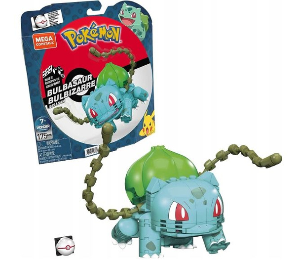 Mattel Mega Construx Pokemon Bulbasaur 175 OZON 922763574