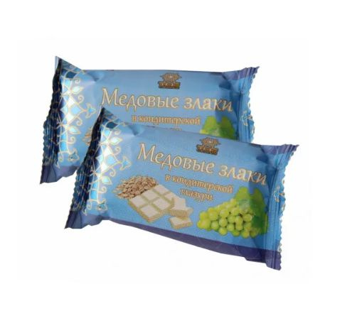 Медовые злаки в белом шоколаде 100 г, 10 шт. в упаковке - купить с ...