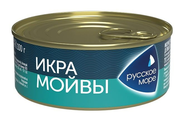 Икра мойвы деликатесная Люкс оригинальная Русское море, 100 г - купить ...