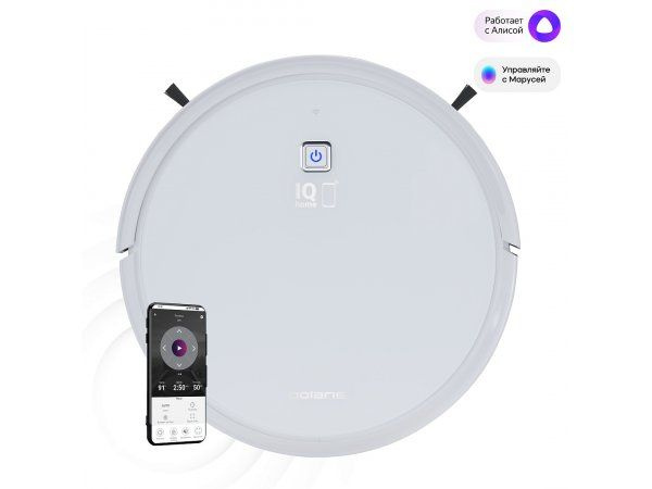 Робот-пылесос Polaris PVCR 0726 WI-FI IQ Home GYRO, белый - купить по ...