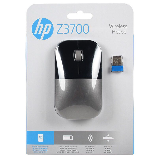 Мышь беспроводная HP Z3700 HP Z3700, серый - купить по выгодной цене в ...