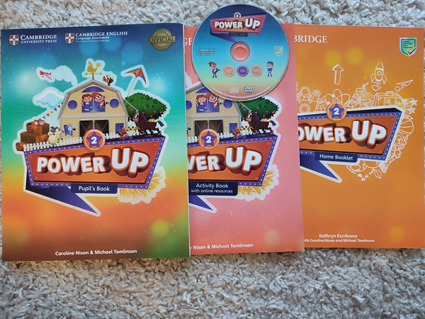 Power up 2 КОМПЛЕКТ pupil's book+activity book+DVD диски | Caroline ...