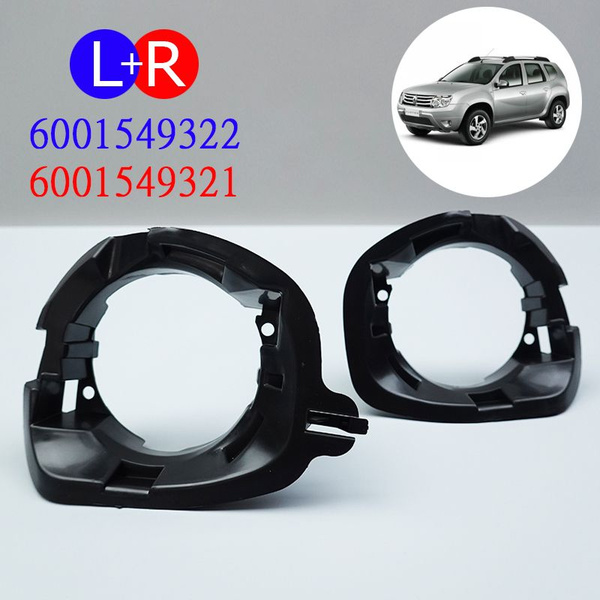 Крепление ПТФ для Рено Дастер, комплект, кронштейн фары противотуманной ...