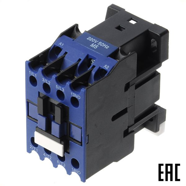 Пускатель магнитный ПМЛ 1100 220В 10А 1з IP00 без реле 110538 КЭАЗ ...