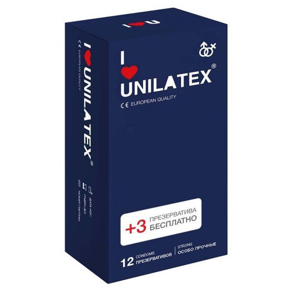 Ультрапрочные презервативы Unilatex Extra Strong - купить с доставкой ...