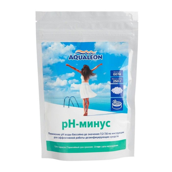 Регулятор pH-минус Aqualeon для бассейна гранулы - купить с доставкой ...