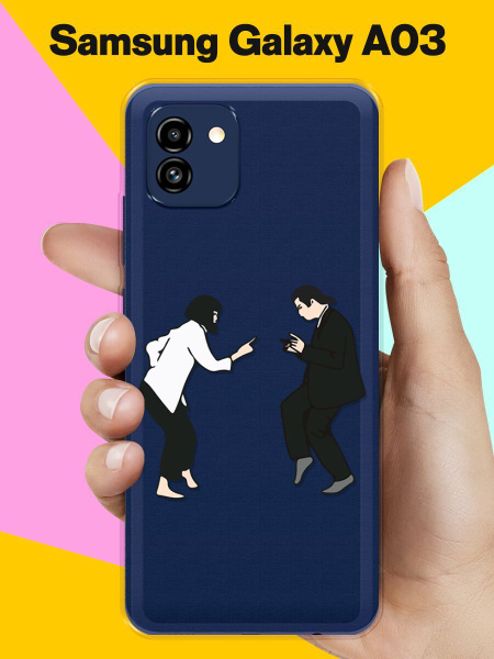 Силиконовый чехол Винсент и Миа на Samsung Galaxy A03 / для Самсунг ...