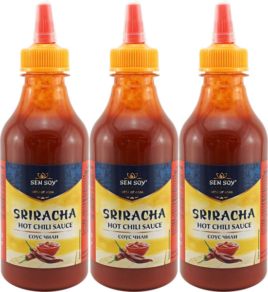 Соус Sen Soy Sriracha Chili Sauce, комплект: 3 упаковки по 310 г ...