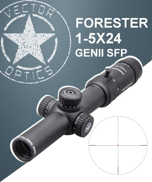 Оптический прицел VECTOR OPTICS FORESTER 15X24 GENII SFP купить с