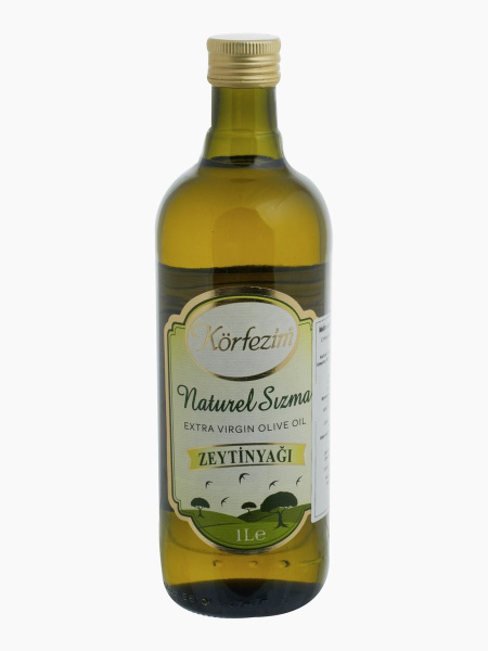 Масло оливковое Kerfezim extra virgin Экстра Вирджин 1л Стеклянная ...