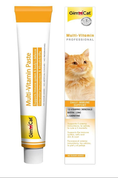 Gimcat Мультивитаминная паста для кошек 100 гр - купить с доставкой по ...