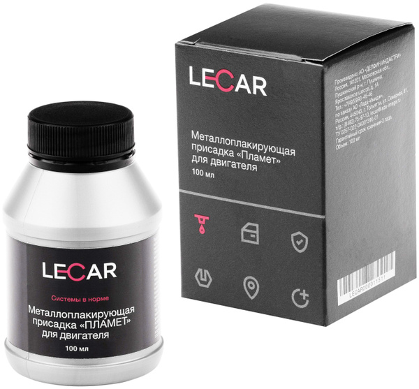 Металлоплакирующая присадка "Пламет" для двигателя LECAR 100 мл ...