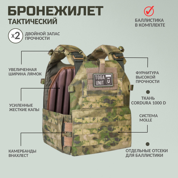 Размеры бронежилетов таблица