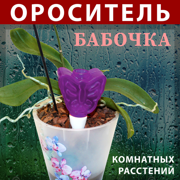 Ороситель, автополив для комнатных растений, цветов и рассады, полив ...