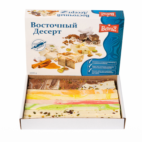 Халва Мраморная (Самаркандская) Ассорти, 1 кг - купить с доставкой по ...