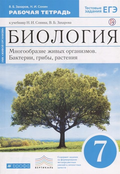 Биология. 7 класс. Многообразие живых организмов. Бактерии, грибы ...
