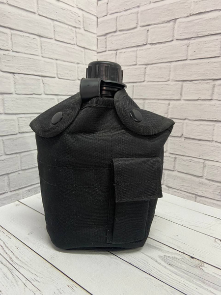 Фляга ГОРЕЦ С КОТЕЛКОМ/ЧЕРНЫЙ 800мл, черный - купить с доставкой по ...