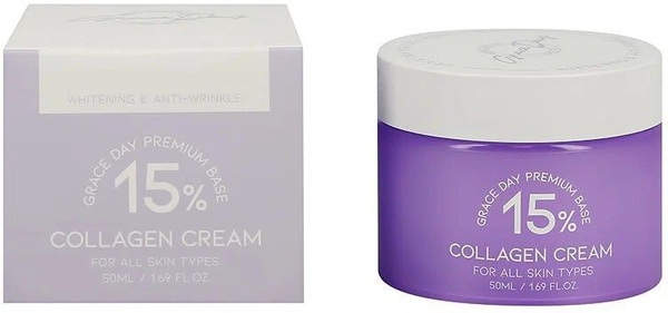 Крем для лица GRACE DAY Collagen Cream с морским коллагеном 15%, 50 мл ...