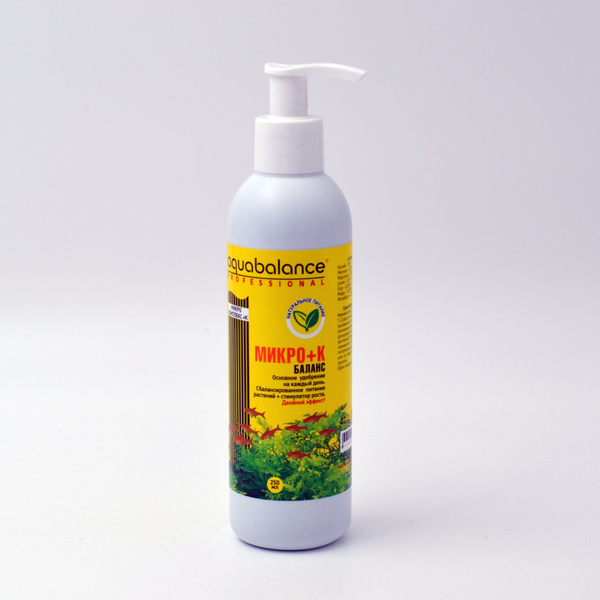 Aquabalance Микро-баланс +K (с дозатором), 250мл - комплексное ...