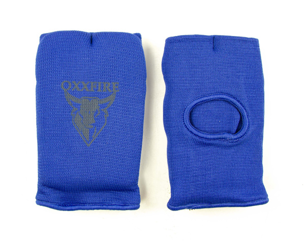  для карате OXXFIRE перчатки-накладки-карате_синий_синий .
