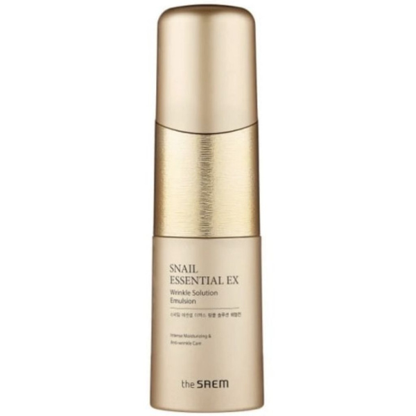 Антивозрастная эмульсия с муцином улитки The Saem Snail Essential EX ...
