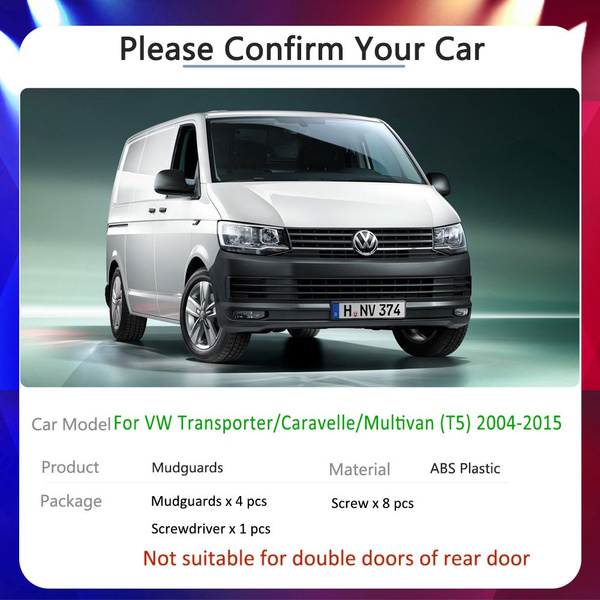 Брызговики для автомобилей Volkswagen VW Transporter T5 Caravelle ...