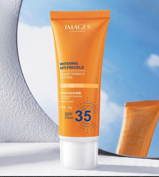 Крем солнцезащитный для лица и тела, осветляющий, увлажняющий , SPF 35 ...