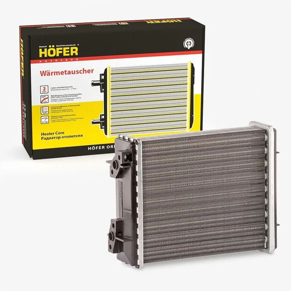 Радиатор Отопителя Ваз 2101-07 Алюминий Узкий Hofer HOFER арт. HF 730 ...