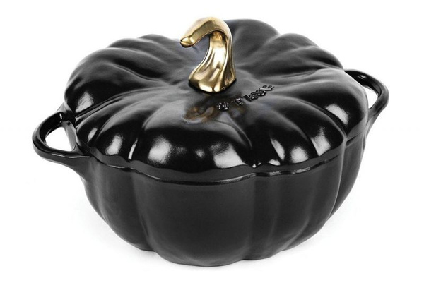Кокот Staub Тыква, 14,8 см, 0,7 л, черный - купить с доставкой по ...