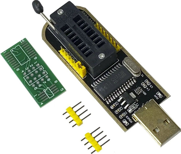 Программатор USB CH341A для микросхем BIOS (без прищепки) - купить с ...