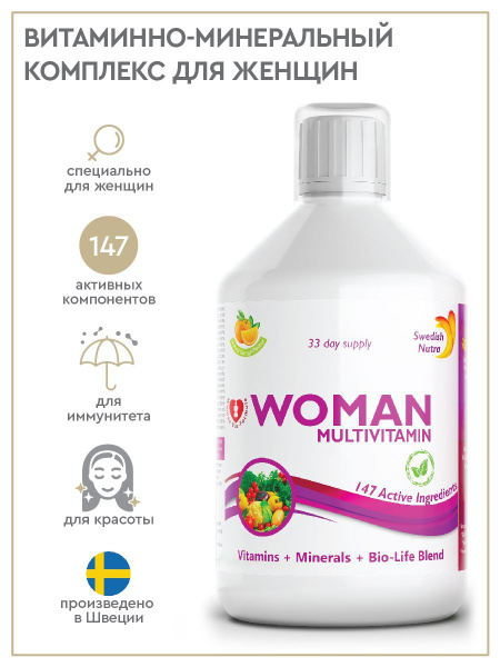 Swedish Nutra Woman Multivitamin