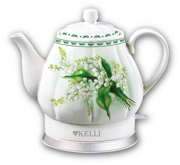 Электрический керамический чайник KELLI KL-1382 купить на OZON по ...