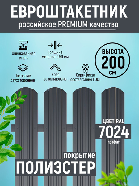 Комплектующие для забора и ворот Забор Профиль, Оцинкованный металл ...