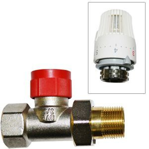 Клапан для радиатора терморегулирующий RVC Pro 3/4" прямой с ...