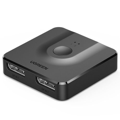 Разветвитель UGREEN CM430 DisplayPort Bi-directional Switch 1m чёрный ...