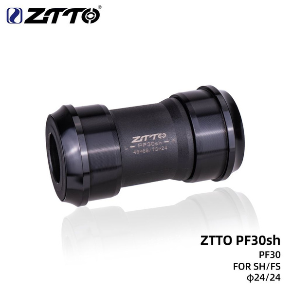 Каретка ZTTO PF30 Pressfit вал 24mm (Shimano), прессфит черная - купить ...